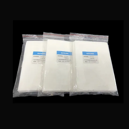 उच्च गुणवत्ता वाले डिस्पोजेबल मेडिकल सप्लाई पैथोलॉजी टिशू एम्बेडिंग पेपर प्रयोगशाला के लिए उपयोग किया जाता है