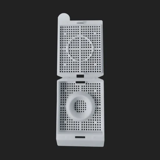 चीन निर्माता प्लास्टिक बायोप्सी ऊतक एम्बेडिंग कैसेट बॉक्स गुणवत्ता नियंत्रण के लिए उपयोग किया जाता है