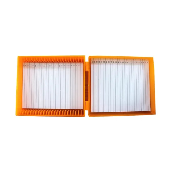 स्लाइड भंडारण बॉक्स